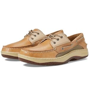 Sperry Tan and Cream Boat Shoes